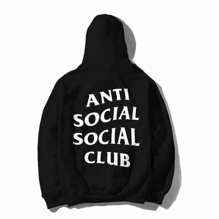 Anti Social Social Club LOGO HOOD 帽T 黑白 ASSC 現貨