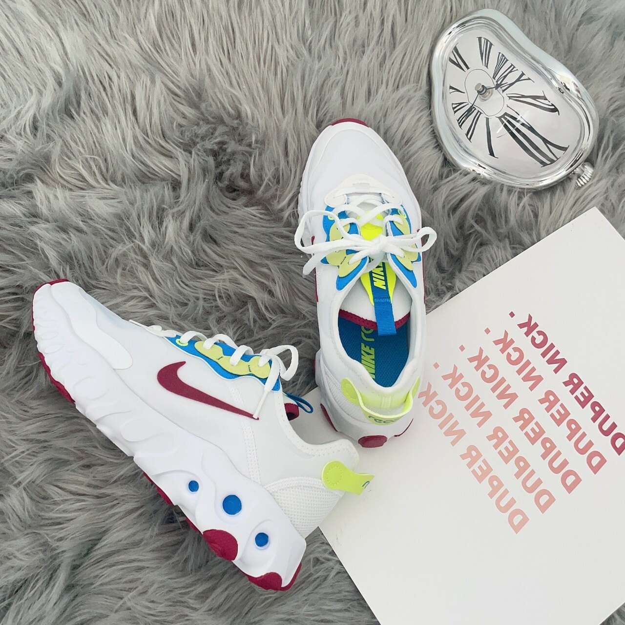 NIKE REACT ART3MIS 白湖水綠 運動休閒鞋