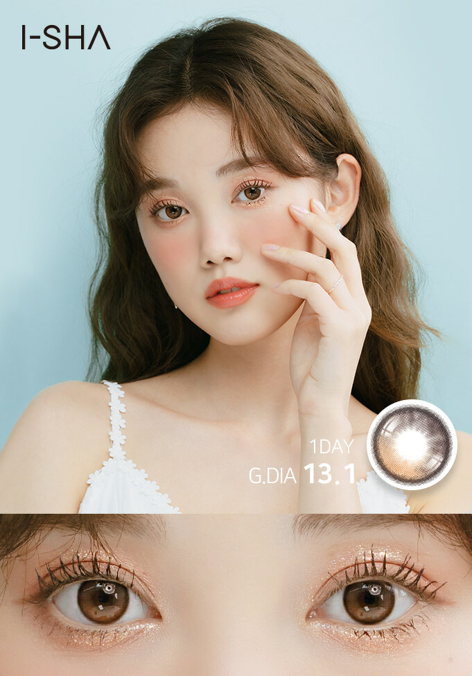 I-SHA oriana 1 day Shade Brown 每日拋棄型彩妝隱形眼鏡｜每盒10片