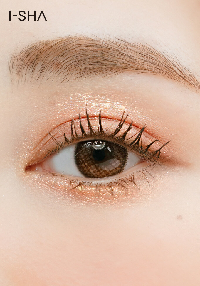 I-SHA oriana 1 day Shade Brown 每日拋棄型彩妝隱形眼鏡｜每盒10片