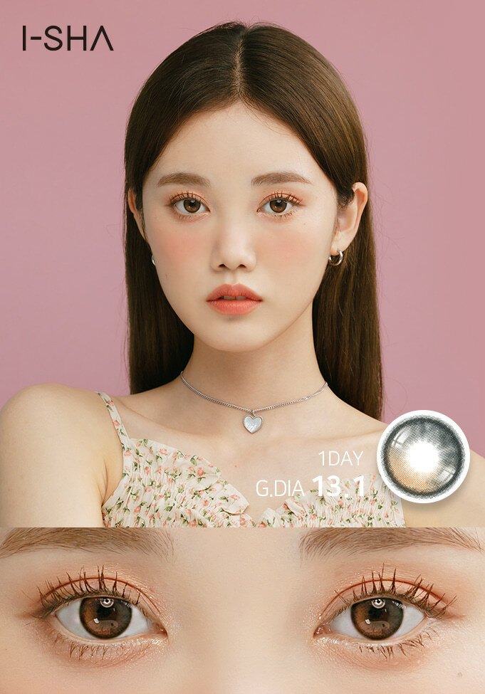 I-SHA oriana 1 day Shade Gray 每日拋棄型彩妝隱形眼鏡｜每盒10片