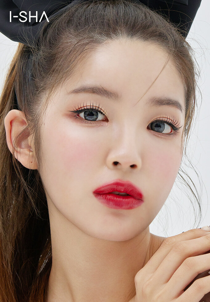 I-SHA Flex I 1 year Silky Gray 每年拋棄型彩妝隱形眼鏡｜每盒1片