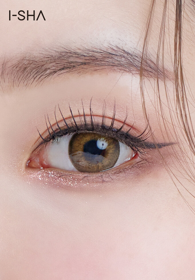 I-SHA oriana 1 day Glowing Brown 每日拋棄型彩妝隱形眼鏡｜每盒10片