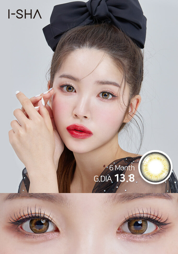 I-SHA oriana 1 day Glowing Brown 每日拋棄型彩妝隱形眼鏡｜每盒10片