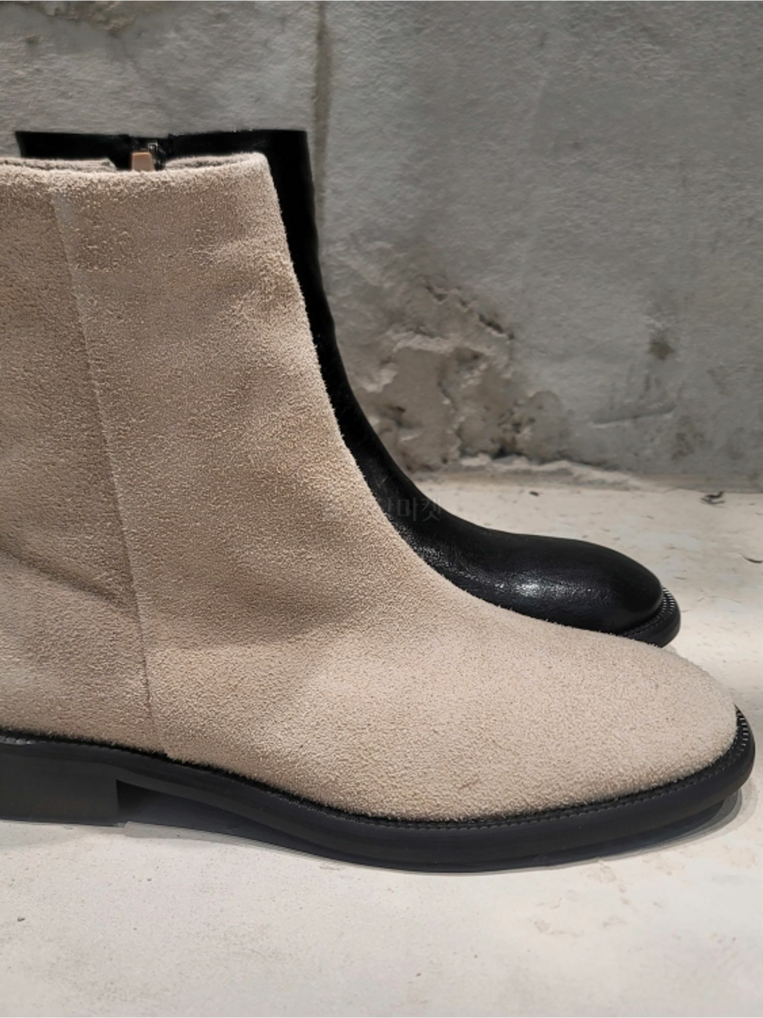 絨面革/布法羅皮革短筒靴