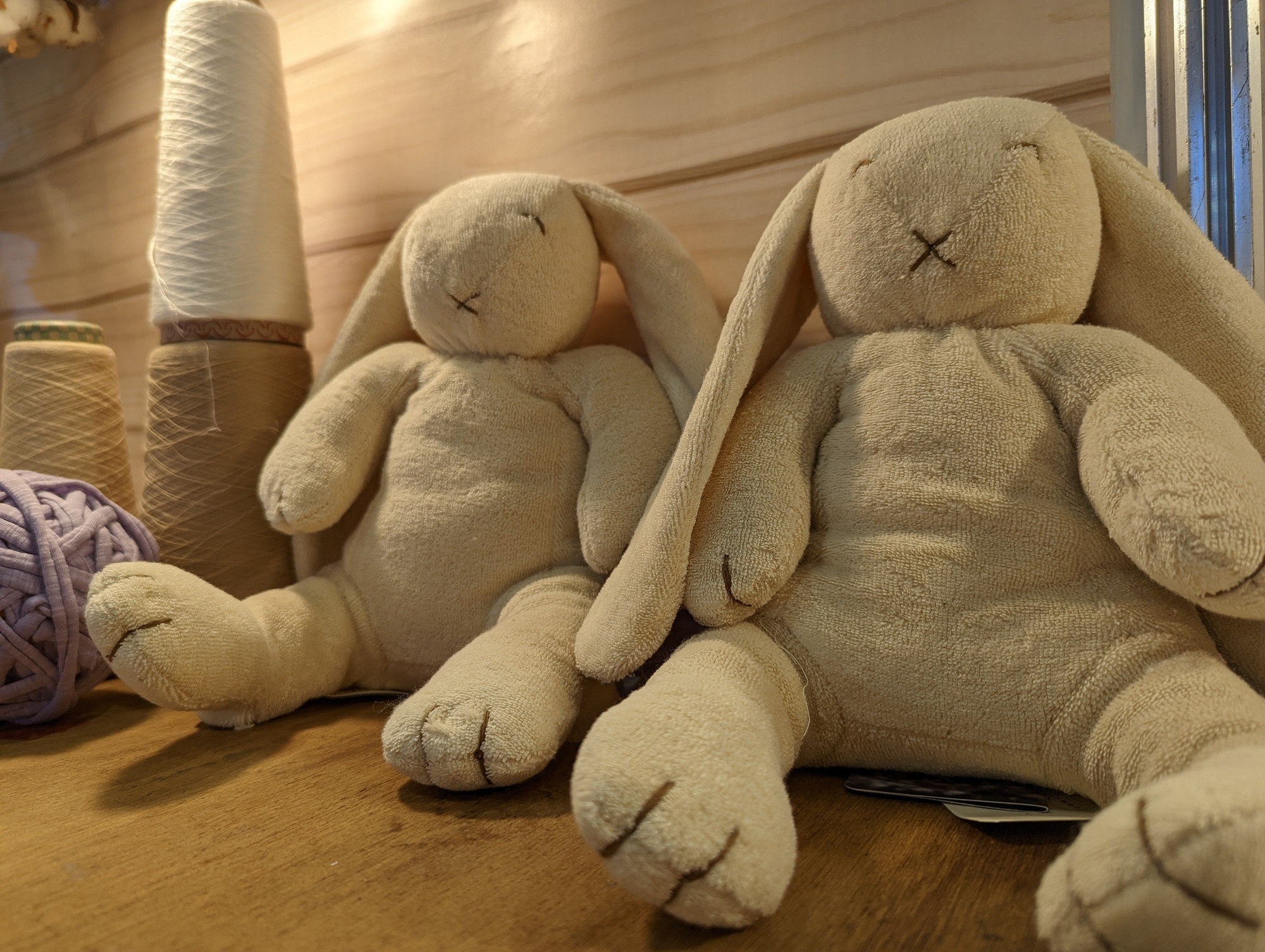 藍天畫布有機棉埃及棉娃娃兔寶寶