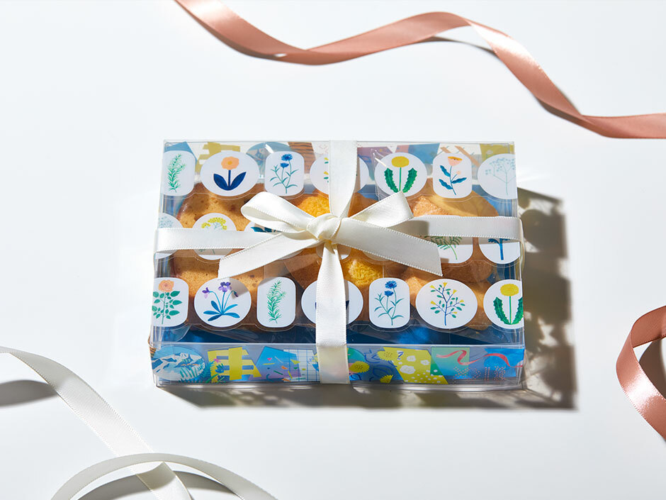 花 Soda透明PET膠帶 軋型款 寬30MM ｜KING JIM