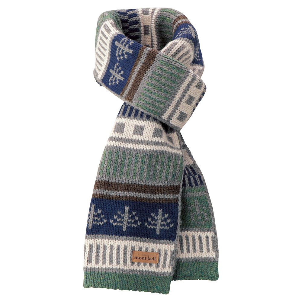 mont-bell: Knit Highland Muffler Forest