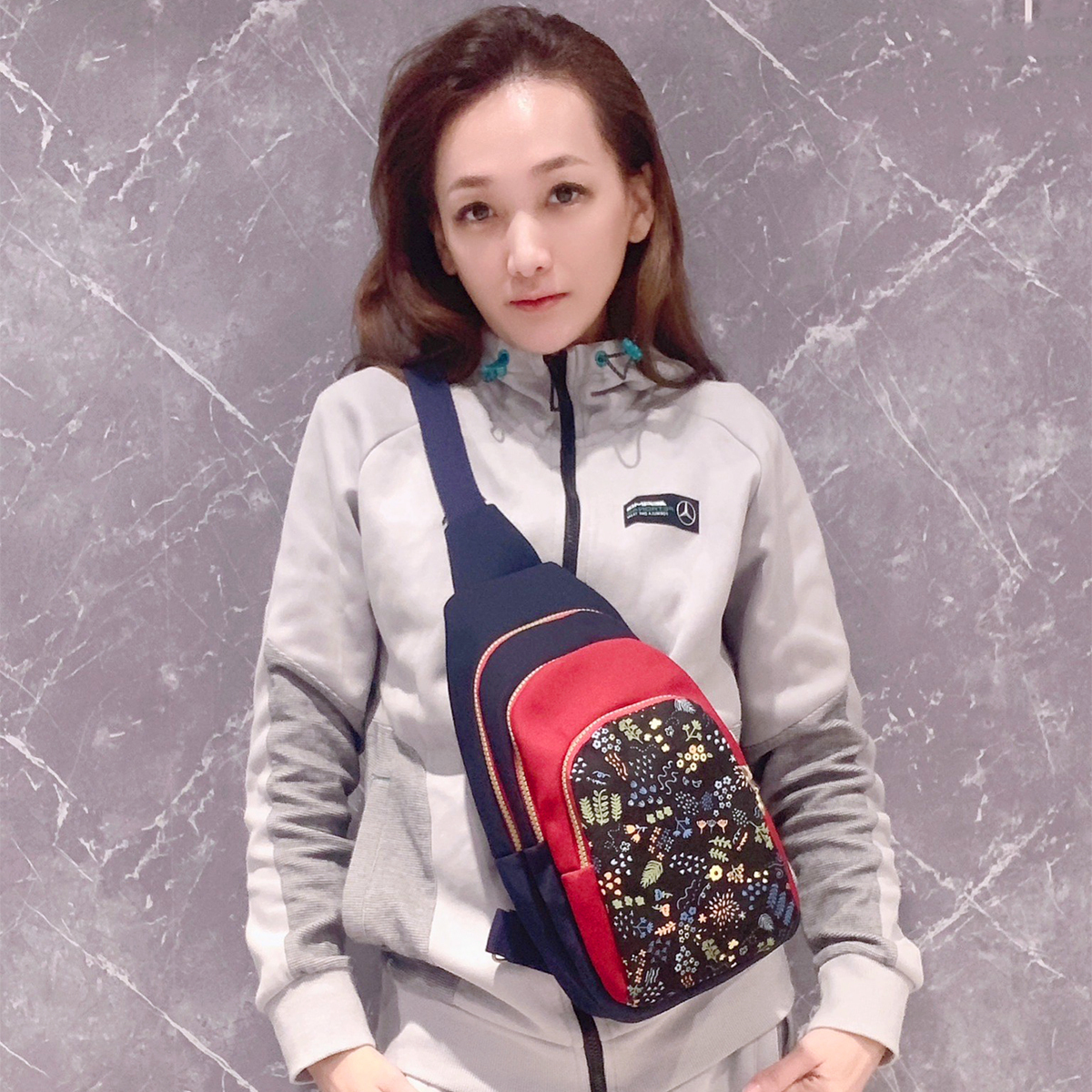 販售原尺寸【紙型】(羅蘭三層胸包)