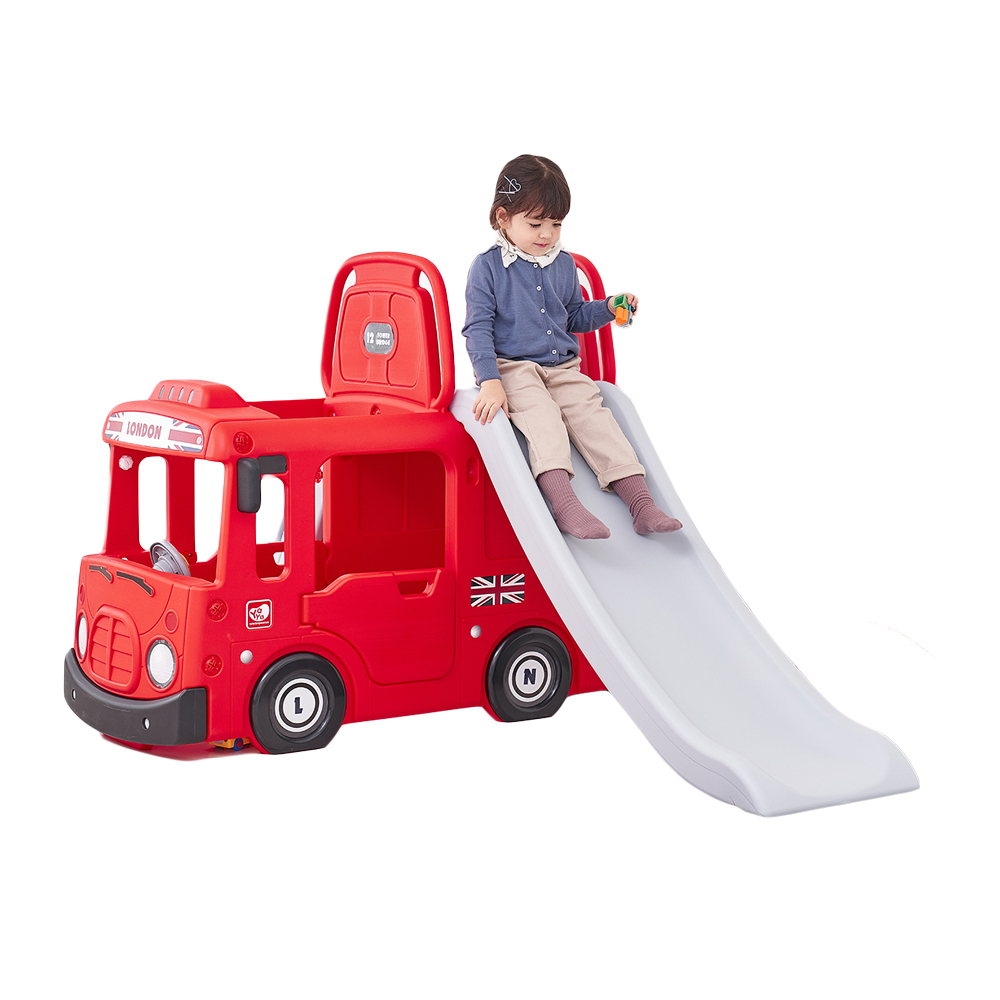 三合一兒童巴士滑梯(兩款可選)