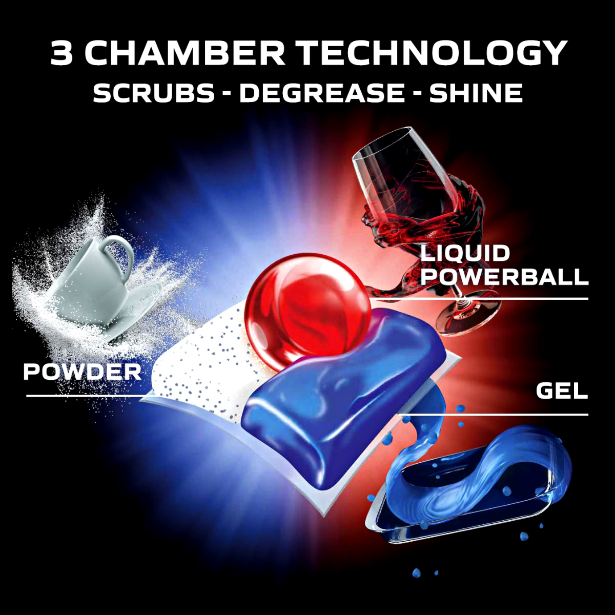 Finish Ultimate 量子極淨洗碗凝珠 (原味), 70粒