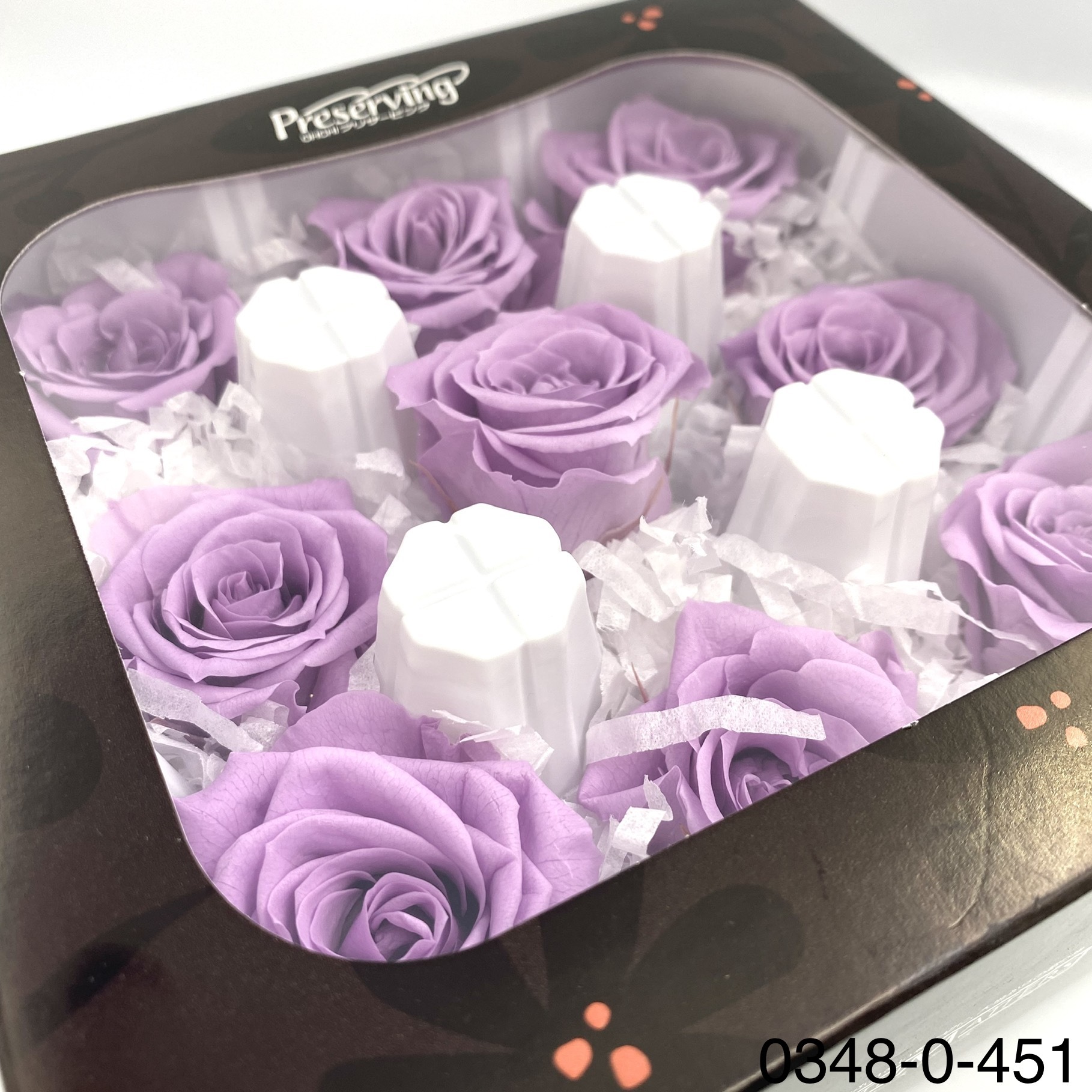 日本不凋中輪玫瑰(9朵) 03480-451