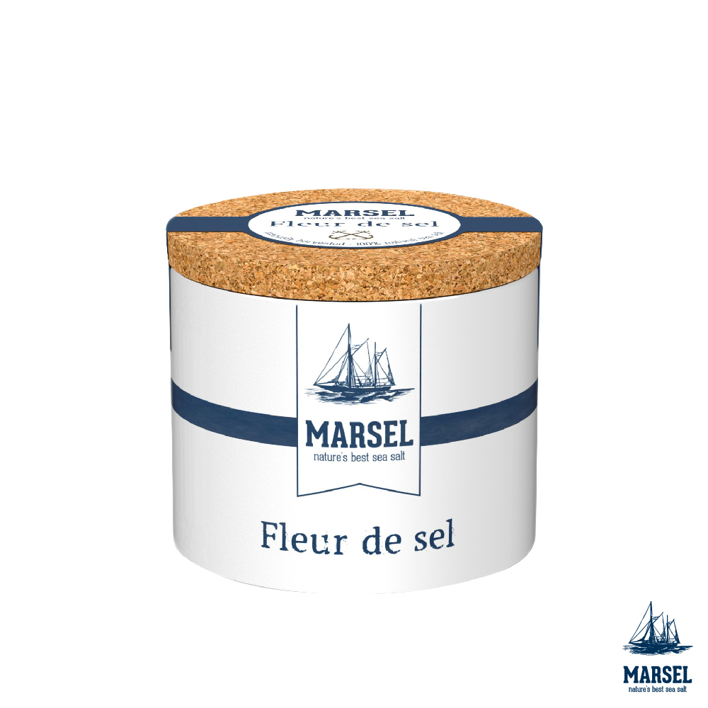 藍舶比利時鹽之花(瓷罐/125g)