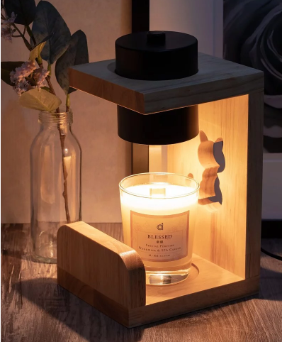 愛創造 - 【聖誕特惠】貓咪質感木質融蠟燈組