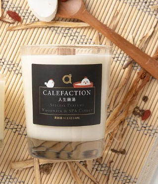 愛創造 - 微醺人生木芯蠟燭(210G)