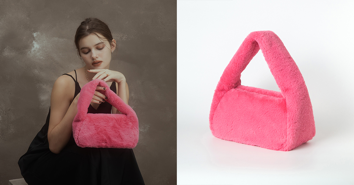 冬天毛絨絨穿搭 時髦毛絨小癈包 - SAMO ONDOH 韓國設計師包包品牌