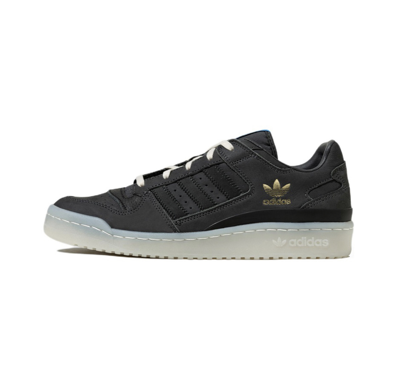 adidas 休閒鞋 Forum Low CL 男鞋 深灰 米白 復古 低筒 HQ1507 Dec lu
