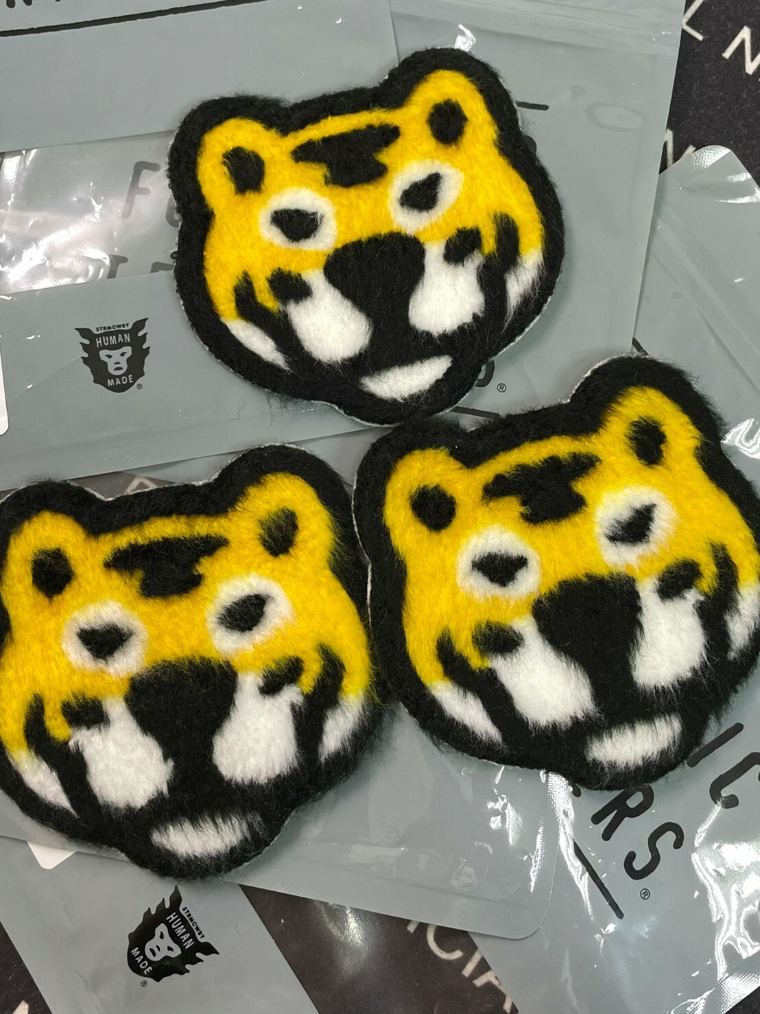 HUMAN MADE 絨毛 老虎 杯墊