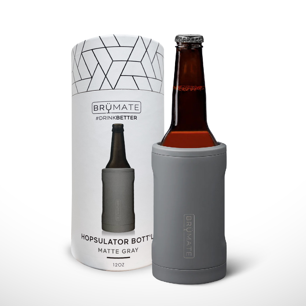 BrüMate  Bott'l 12oz 啤酒酷冰杯 | 啞光灰