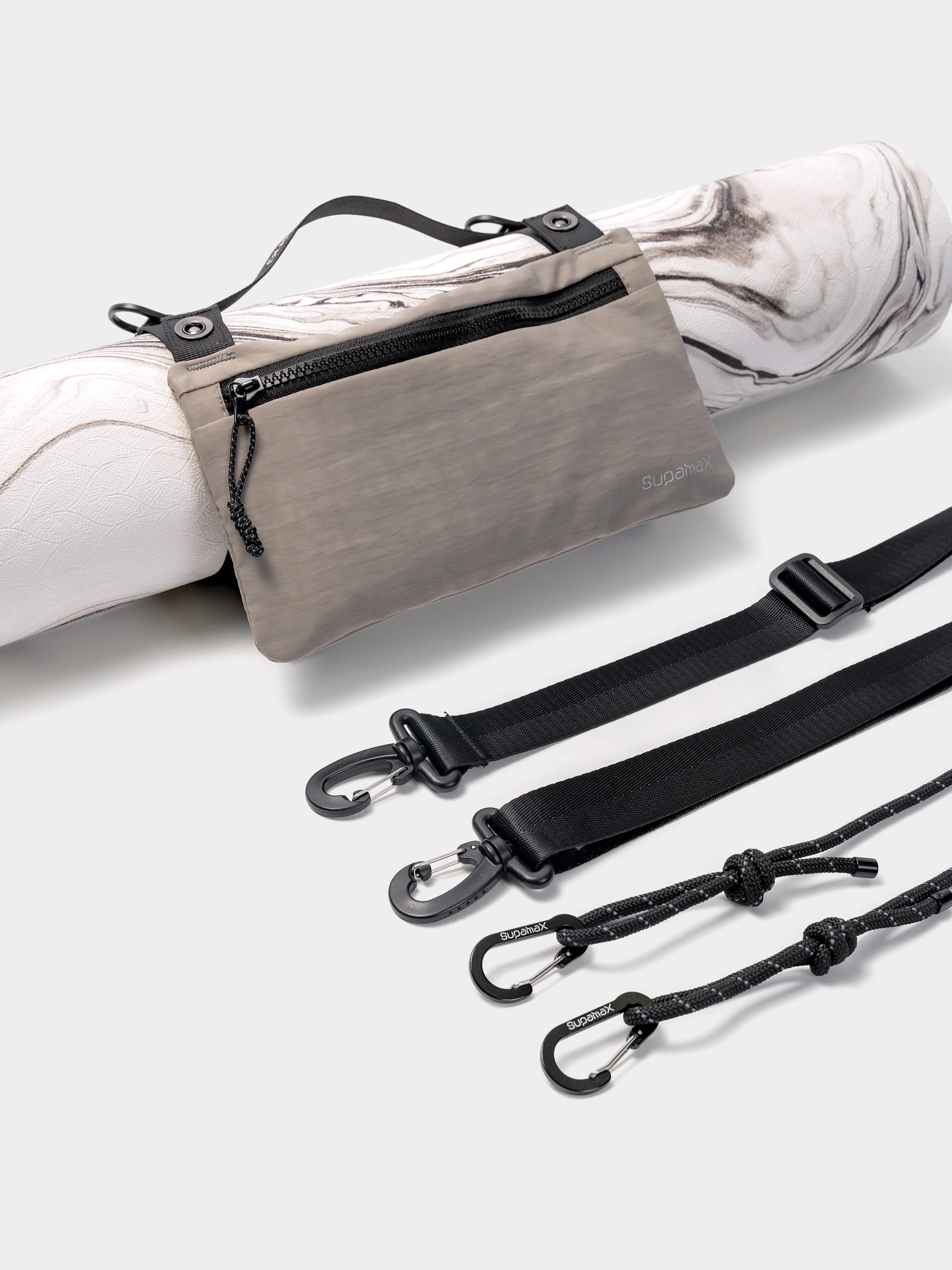 Yoga Strap with Removable Mini Bag