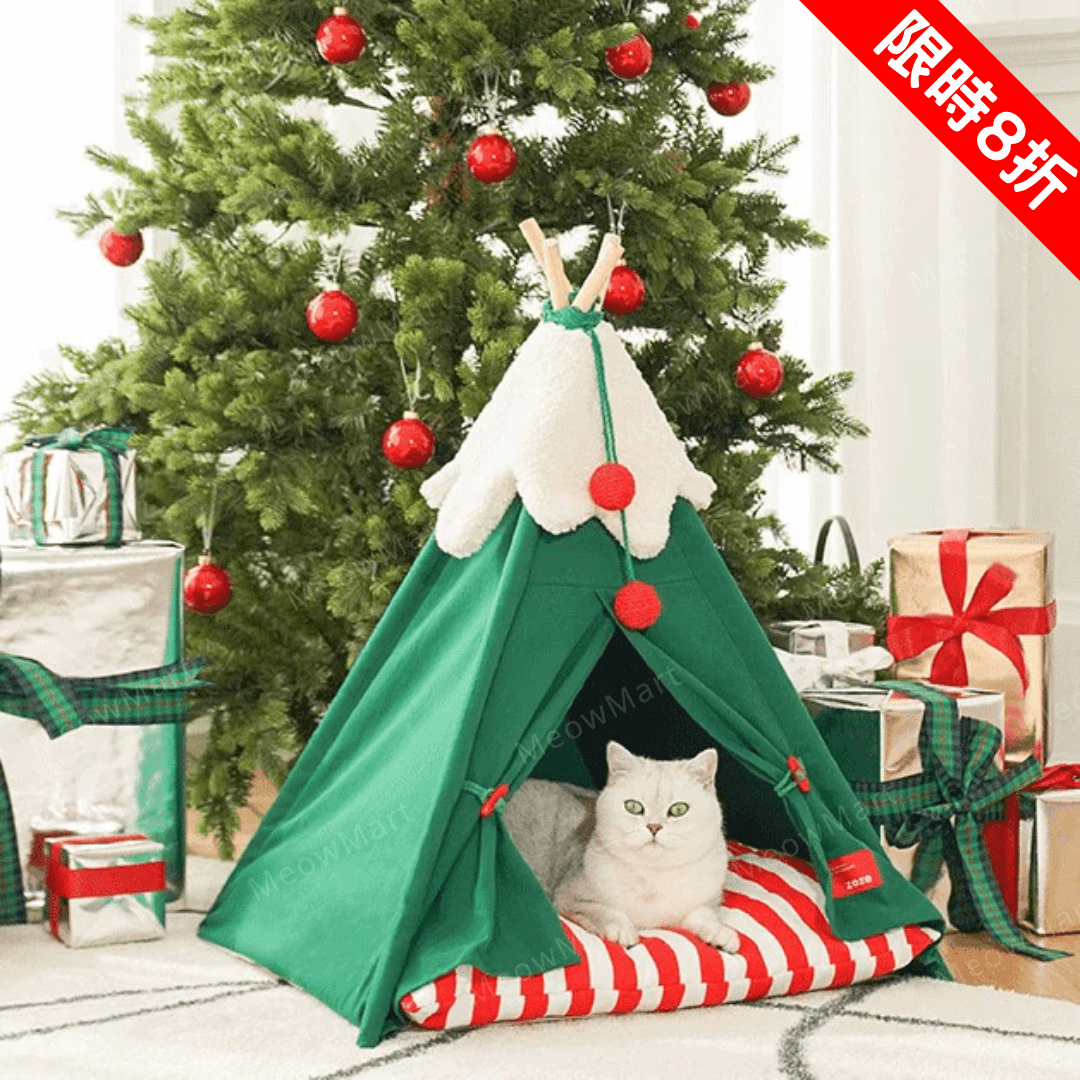 【限定8折】聖誕雪絨絨保暖帳篷