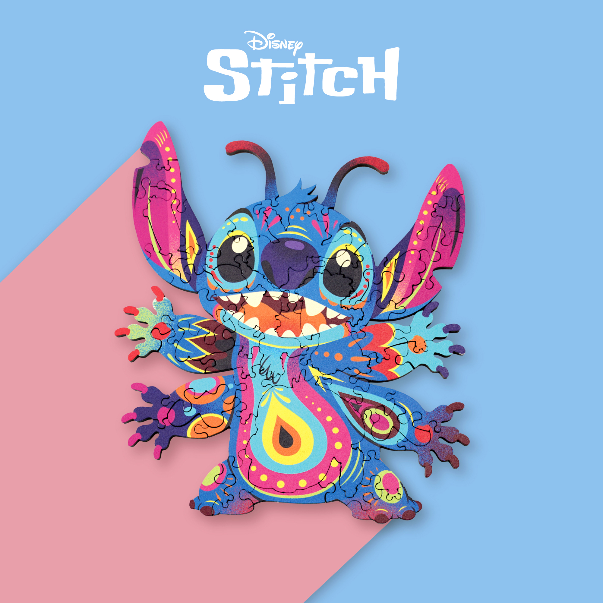 迪士尼圖騰木拼-史迪奇 Disney Totem Wooden Puzzle - Stitch