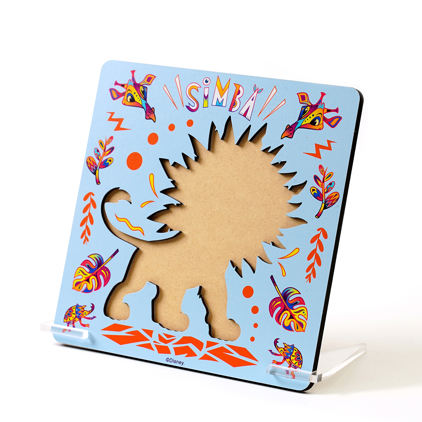 迪士尼圖騰木拼-辛巴專用框