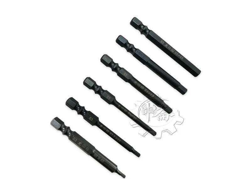 ＊中崙五金【附發票】龍之印 氣動六角頭 長65mm*H2~H6 氣動六角棒 (單支) 內六角 日本頂級S3鋼