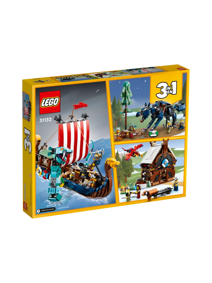 LEGO 31132 Viking Ship and the Midgard Serpent