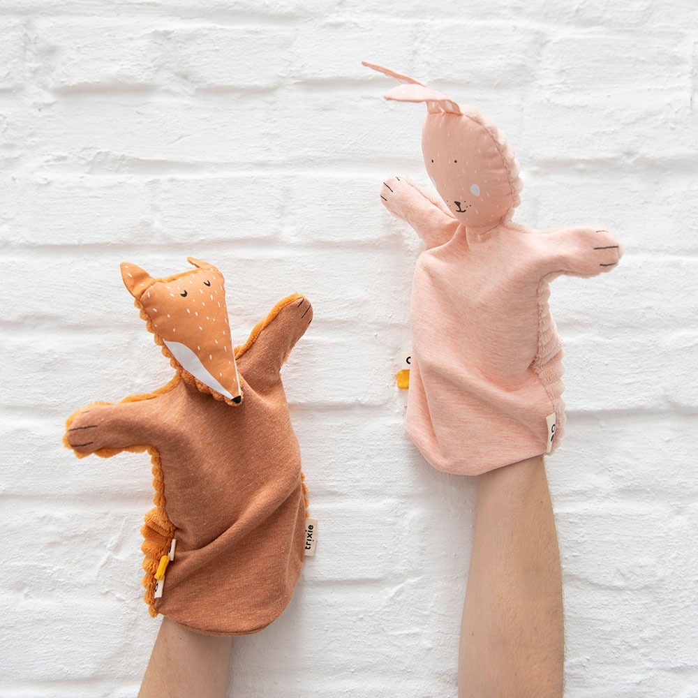 【樂森藥局】Trixie動物好朋友手偶 手偶 有機棉