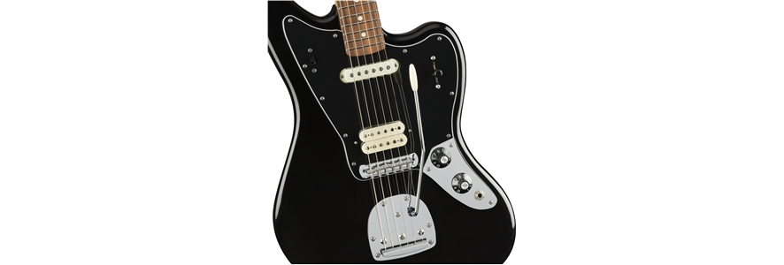 Fender Mexico Player Series jaguar ブラック Fender Player Jaguar - Black with Pau Ferro Fingerboard