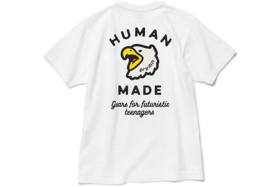 Human Made Human Logo #03 Pocket T-Shirt White (HM24CS003)