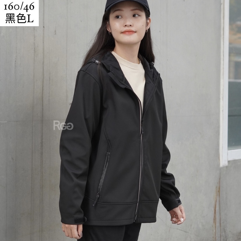 A617 軟殼 內刷毛 連帽 防風 防潑水 外套