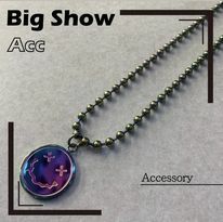 燒鈦色 / 炫彩 / 笑臉 / 圓牌 / 項鍊 / 珠珠 / 鈦鋼 / 飾品 / 單一尺寸