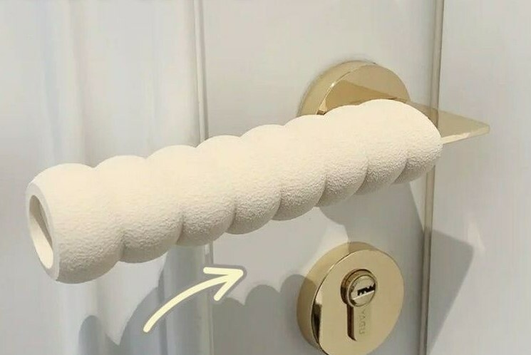 《1432》暖乎乎門把手加厚套