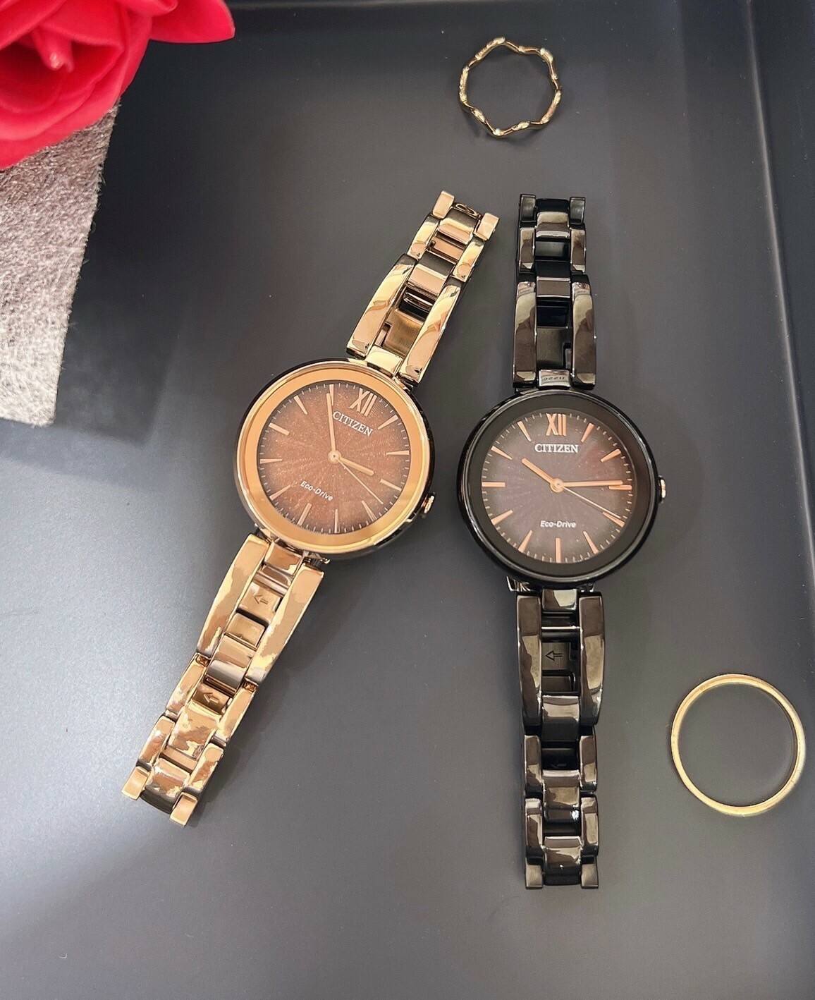 【CITIZEN 星辰】簡約細緻光動能女錶 EM0809-83X / EM0804-87E 28mm  現代鐘錶