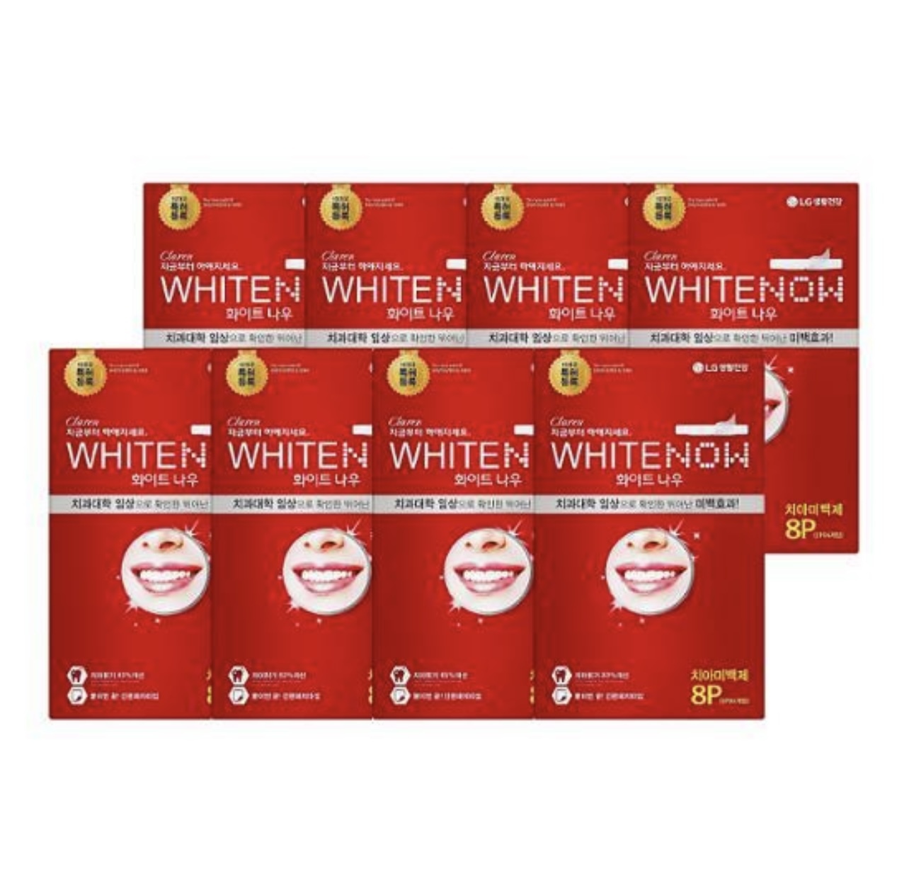 Period by LG Claren Whitening Strip 8pcs x 8box