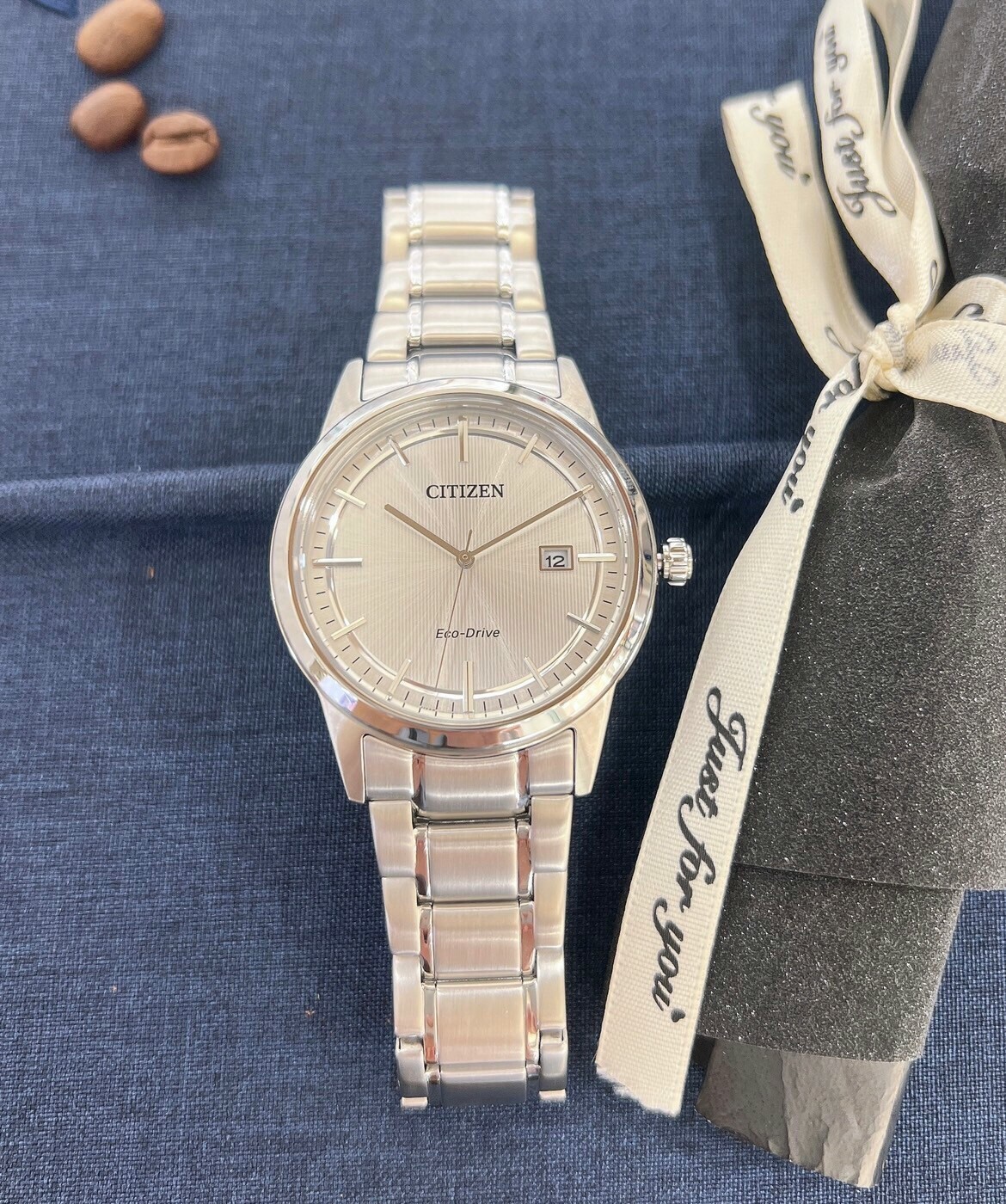 【CITIZEN 星辰】銀白光動能情人對錶 AW1231-66A (大) / FE1081-67A (小) 現代鐘錶