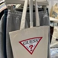 [S] GUESS TOTE BAG,IVORY, KM0A2502-IVY (SGU249)