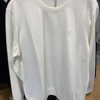 [S] GUESS MINI TRIANGLE SWEATSHIRT,WHITE, MM1K8440-WHT [FINAL SALE] (SGU250)