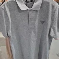 [S] GUESS MINI LOGO PATCH POLO T-SHIRT,MELANGE GREY, MM2K8470-MGY [FINAL SALE] (SGU255)