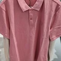 [S] GUESS MINI LOGO PATCH POLO T-SHIRT,PINK, MM2K8470-PNK (SGU258)