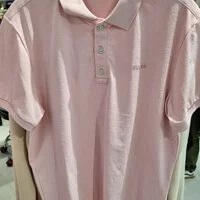 [S] GUESS MINI LOGO PATCH POLO T-SHIRT,LIGHT PINK, MM2K8471-LPI (SGU260)