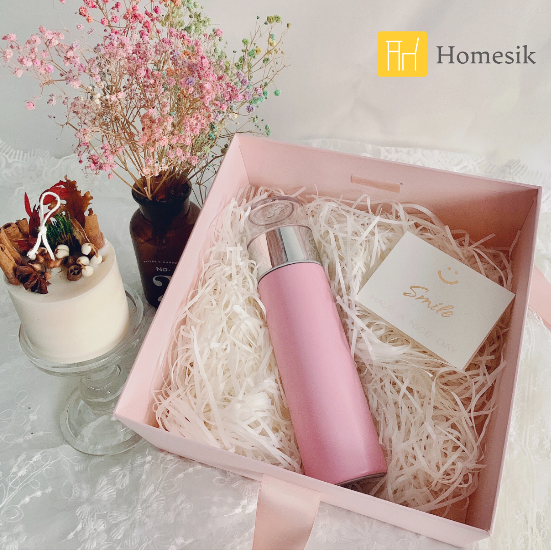 【Gift Box Set】Pao Thermo Mug Slim (Pink)