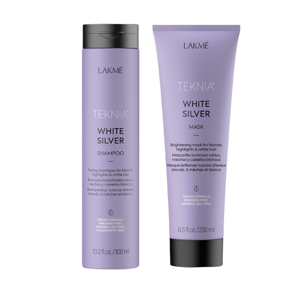 LAKME TEKNIA White Silver 白荷去黃護色洗護套裝 300ml+250ml