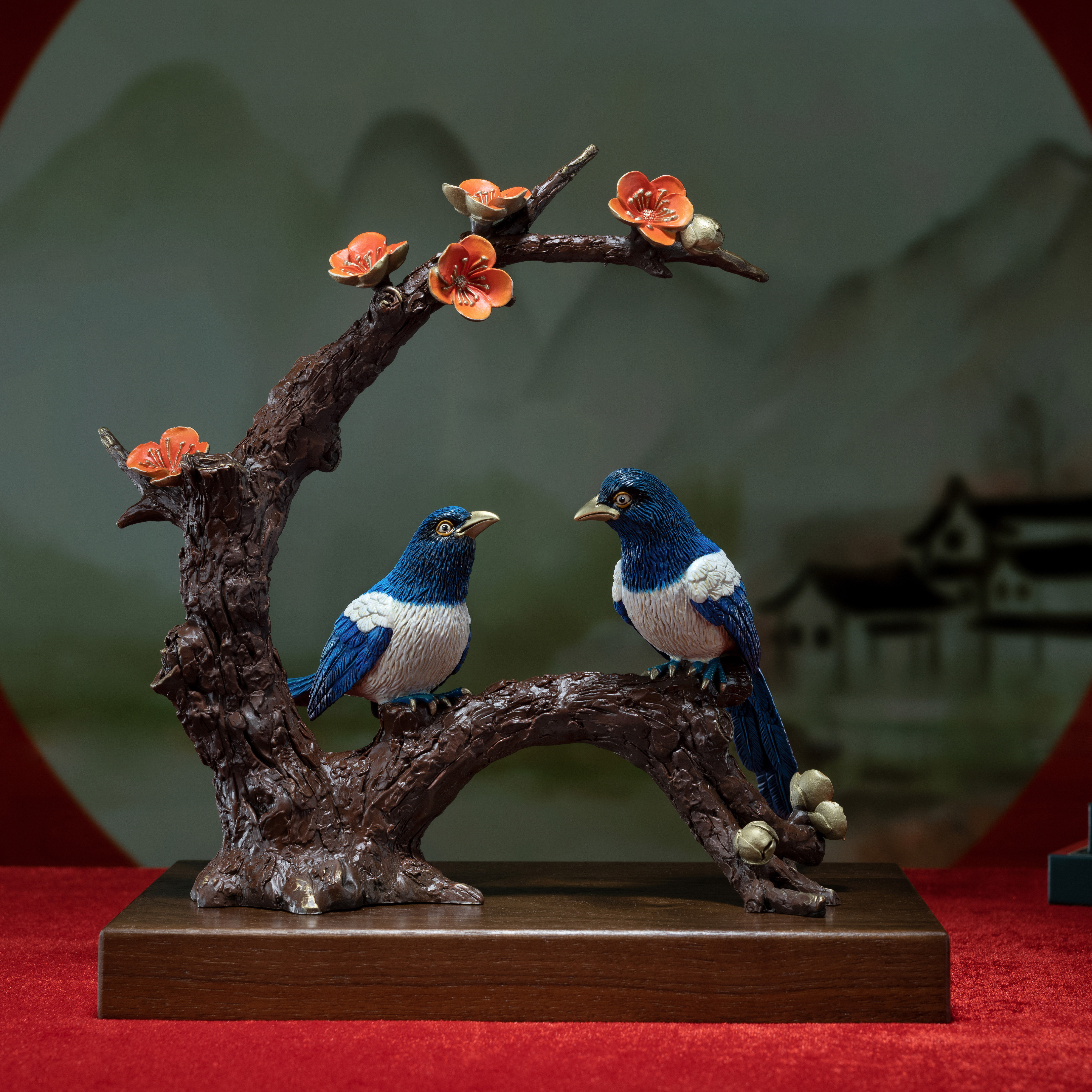 報喜(喜鵲與梅花)◇已停產◇