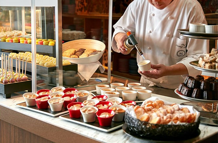 喜來登大飯店 十二廚 甜點區