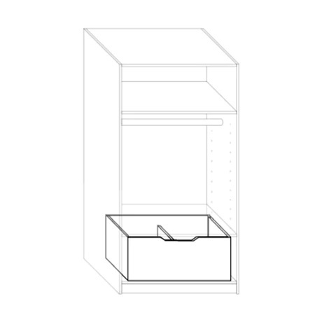 Lifetime Wardrobe Drawer For 2 Doors