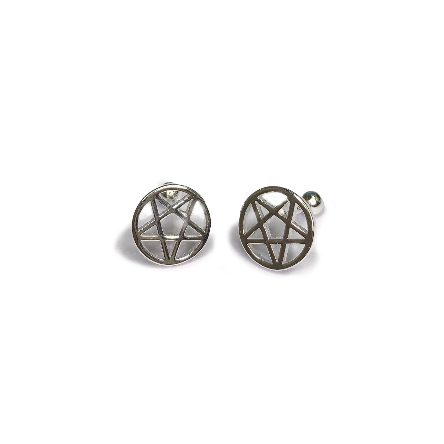 純銀鎖珠-五芒星魔法陣(單支價)