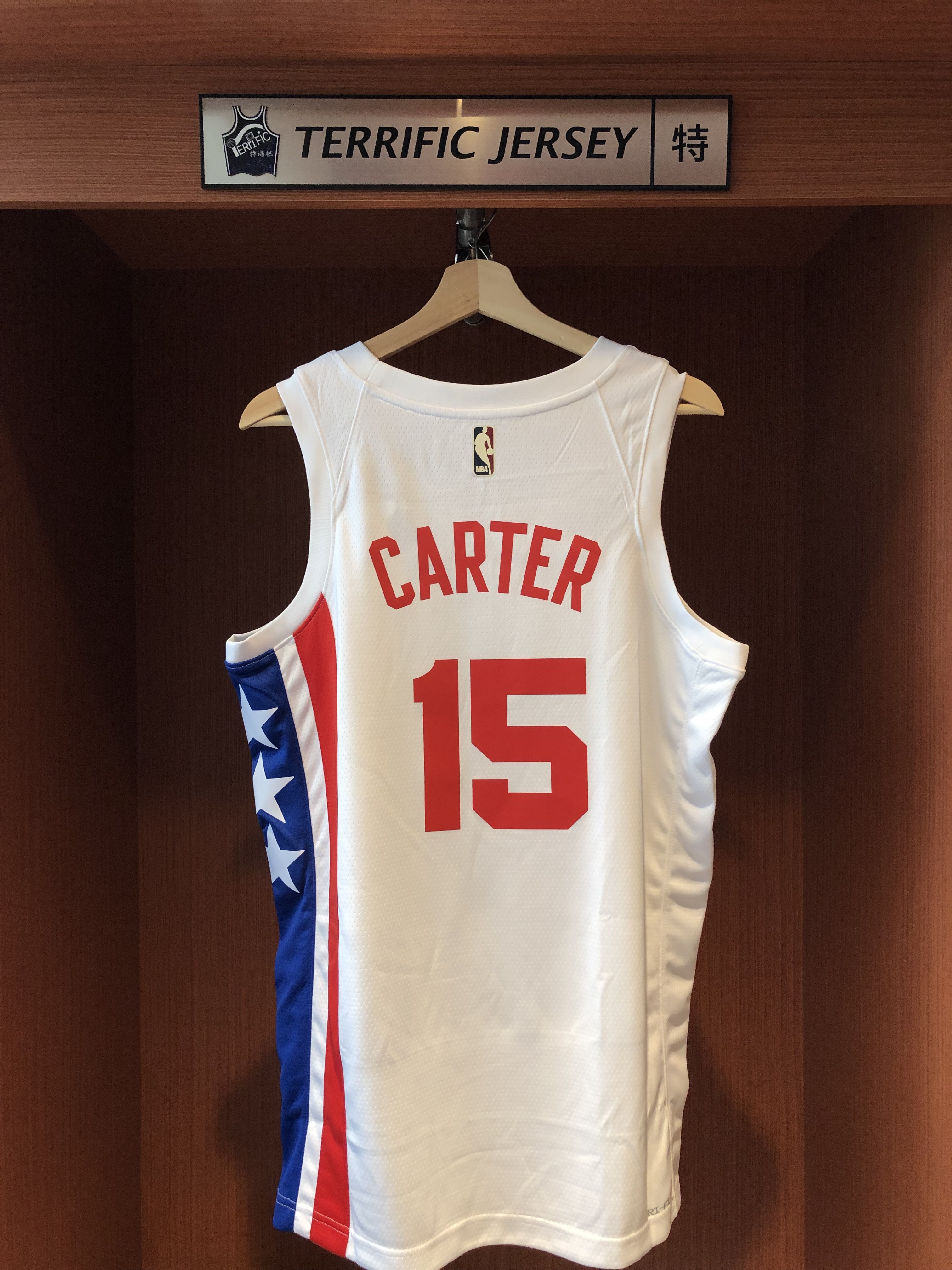 NBA球衣 Vince Carter 布魯克林籃網復古 白星 HWC Nike Swingman 球迷版 熱轉印 全新